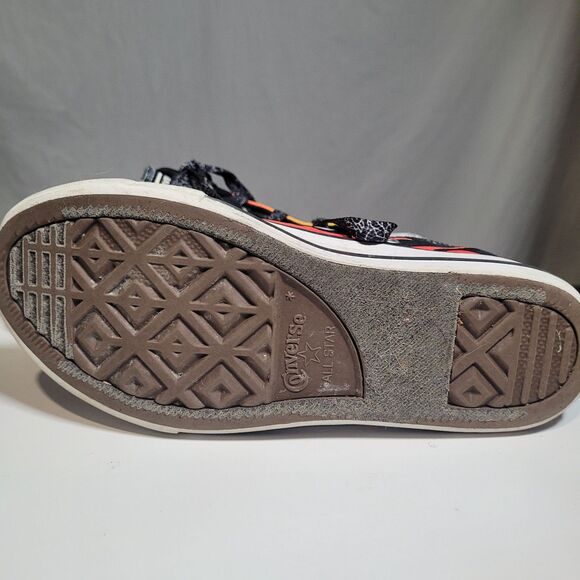 Converse‎ Unisex All-Star Chuck Taylor Flame Low Youth Size 2 - Picture 5 of 6